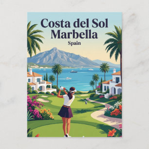 Postal Costa del Sol Marbella España