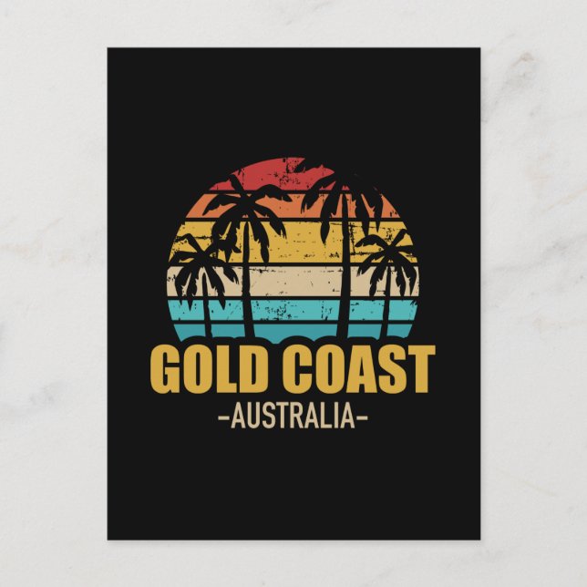 Postal Costa dorada Australia (Anverso)