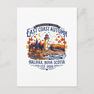 Postal Costa Este Otoño Halifax Nueva Escocia