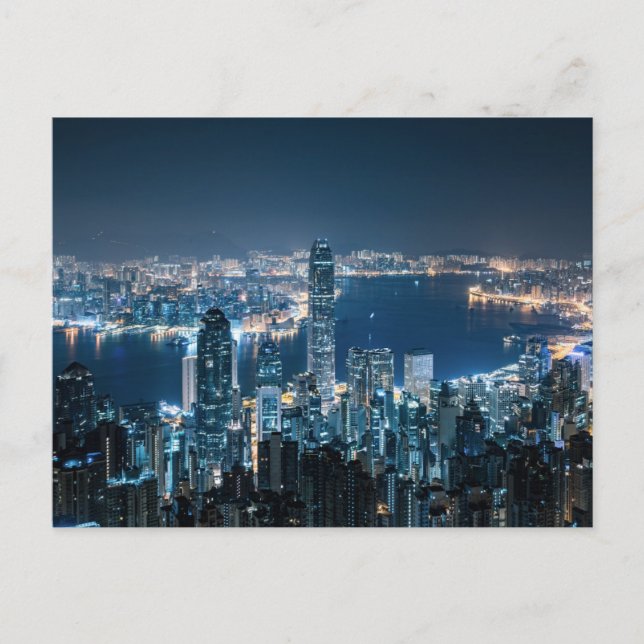 Postal Costa | Isla de Hong Kong, Asia (Anverso)