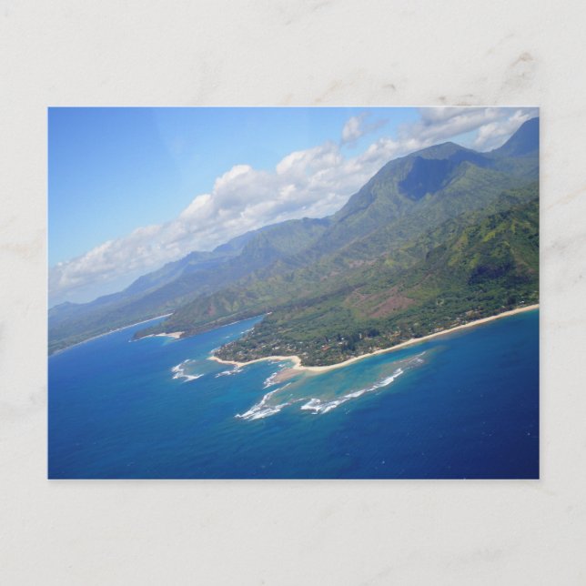 Postal Costa Kauai, Hawaii (Anverso)