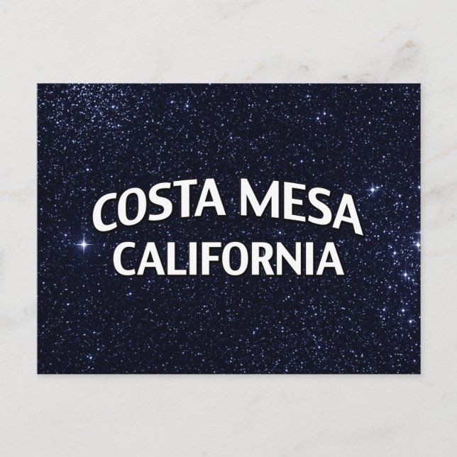 Postal Costa Mesa California (Anverso)