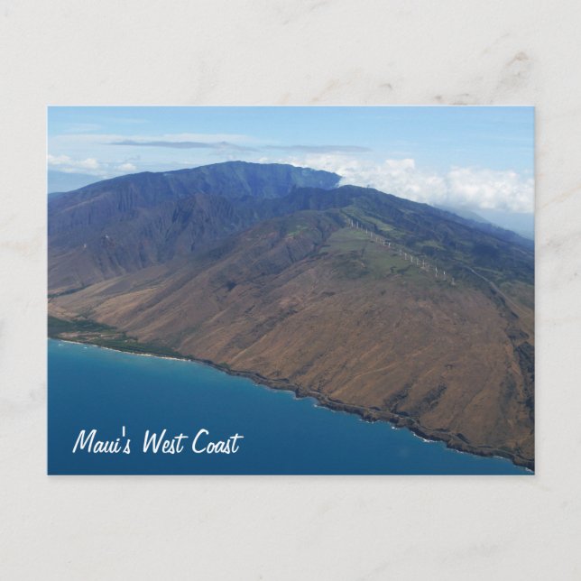 Postal Costa Oeste de Maui (Anverso)