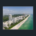 Postal Costa | Playa Urbana, Miami, Florida<br><div class="desc">Esta increíble foto de Getty Images muestra el paisaje de la playa urbana de Miami,  Florida.</div>