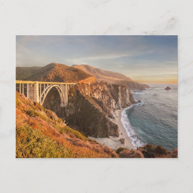 Postal Costa | Puente de Bixby, Big Sur California (Anverso)