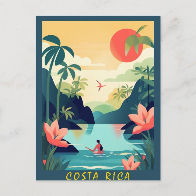 POSTAL COSTA RICA #1 (Anverso)