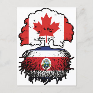 Postal Costa Rica Costa Rica raíces de árboles canadiense