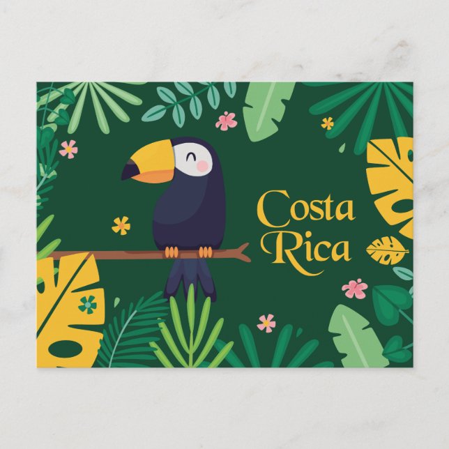 Postal Costa Rica Toucan (Anverso)