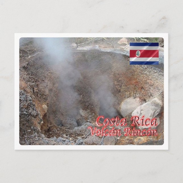 Postal Costa Rica - Volcán Rincòn - (Anverso)