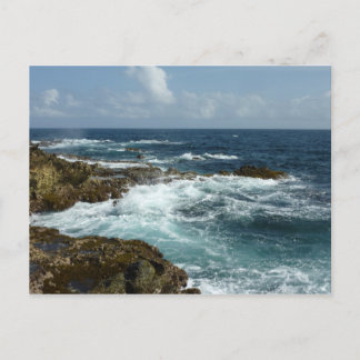Postal Costa Rocosa y Océano Azul de Aruba