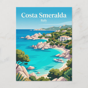 Postal Costa Smeralda Italia