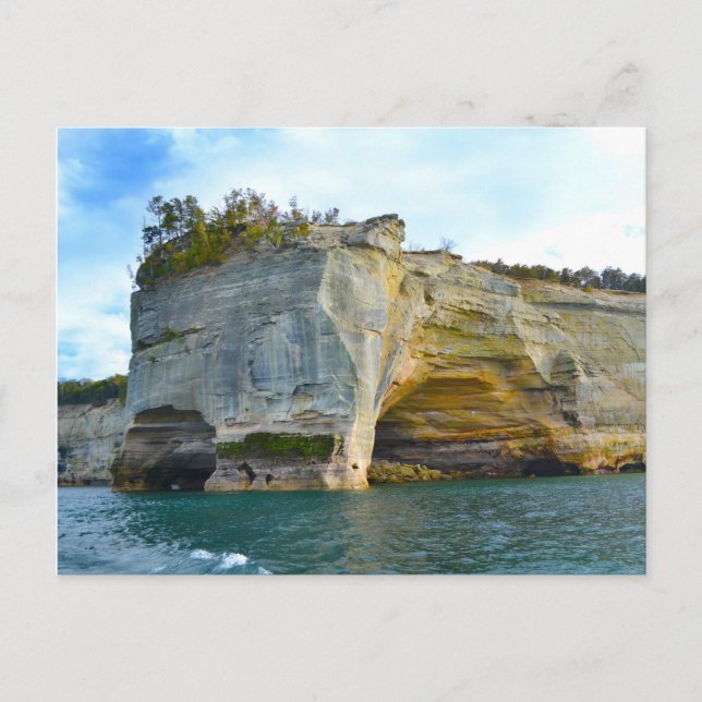 Postal Costa Superior Nacional de Postal/Lago (Anverso)