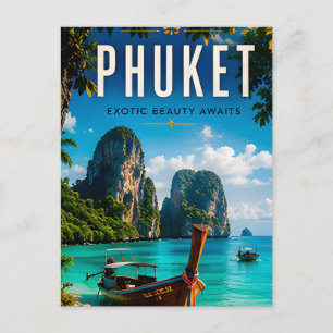 Postal 🌊 Costa Tropical de Phuket Tailandia 🛶