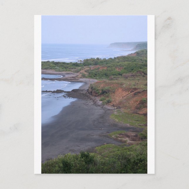 Postal Costa tropical Idílica El Salvador (Anverso)