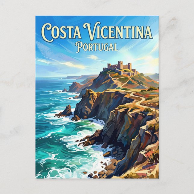 Postal Costa Vicentina Portugal (Anverso)