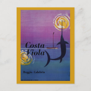 Postal Costa Viola Reggio Calabria Viaje italiano