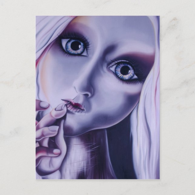 Postal "Costando secretos" (Anverso)