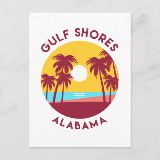 Postal Costas del Golfo, paisaje de Alabama