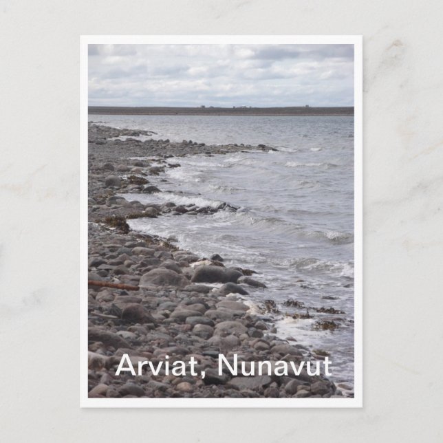 Postal costera de Arviat Nunavut (Anverso)