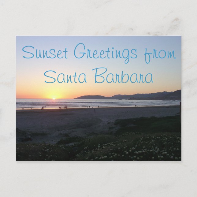 Postal costera de California (Anverso)