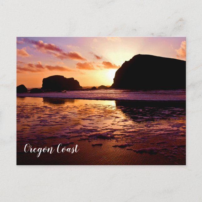 Postal costera de Oregón (Anverso)