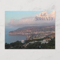 Postal costera italiana "Bella Sorrento"
