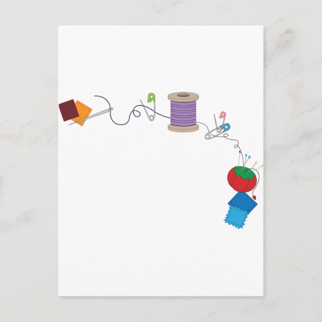 Postal Costura (Anverso)