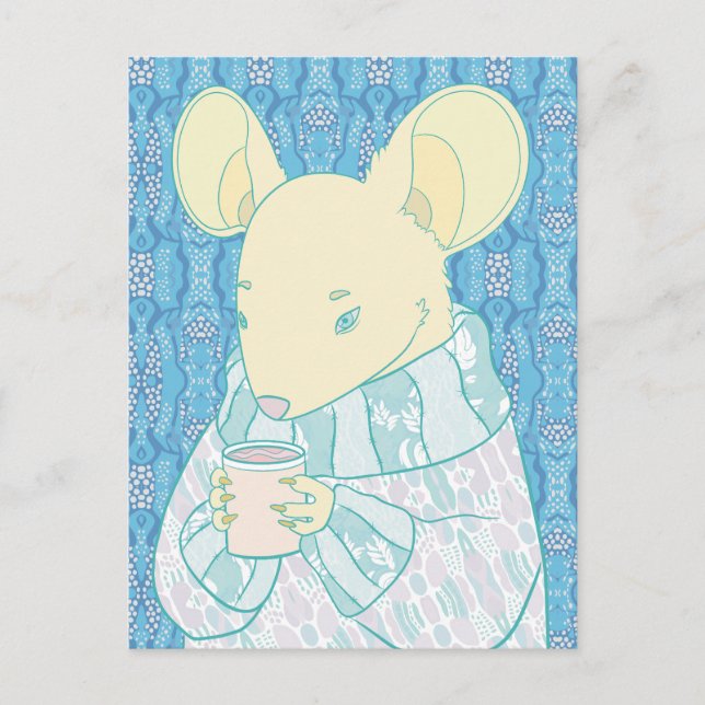 Postal Cosy Little Rat (Anverso)
