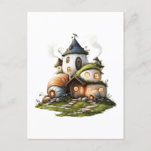 Postal Cosy Snail Shell Cottages