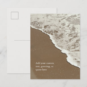 Postal Cota personalizada / Arena de playa personalizada