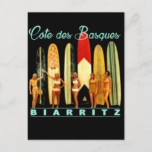 Postal Côte des Basques Biarritz