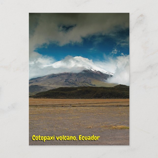 Postal Cotopaxi Ecuador (Anverso)