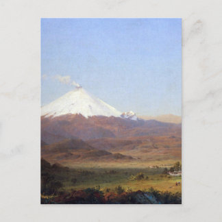 Postal Cotopaxi, Ecuador por la Iglesia de Frederick Edwi