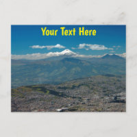 Cotopaxi y Quito personalizables