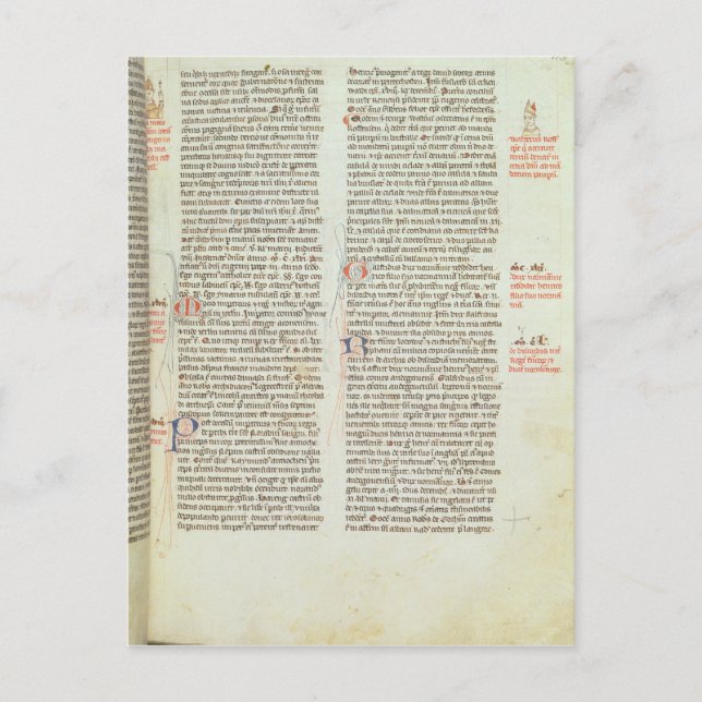 Postal Cott Nero D II f.114 Adrian IV (Anverso)