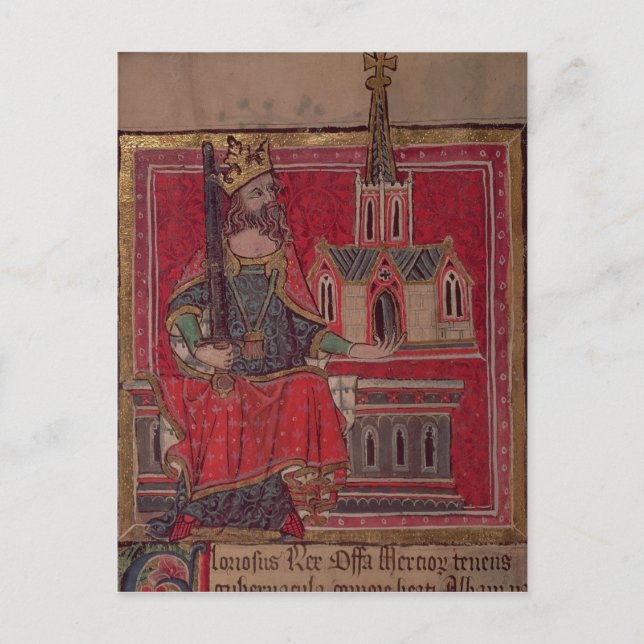 Postal Cott Nero D VIII Offa, Rey de Mercia (Anverso)