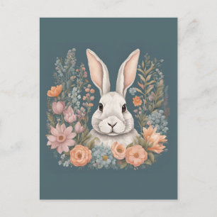 Postal Cottagecore Cute Rabbit