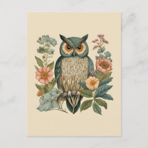 Postal Cottagecore Owl