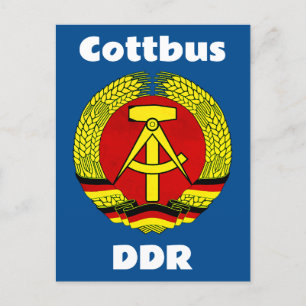 Postal Cottbus, DDR - República Democrática Alemana