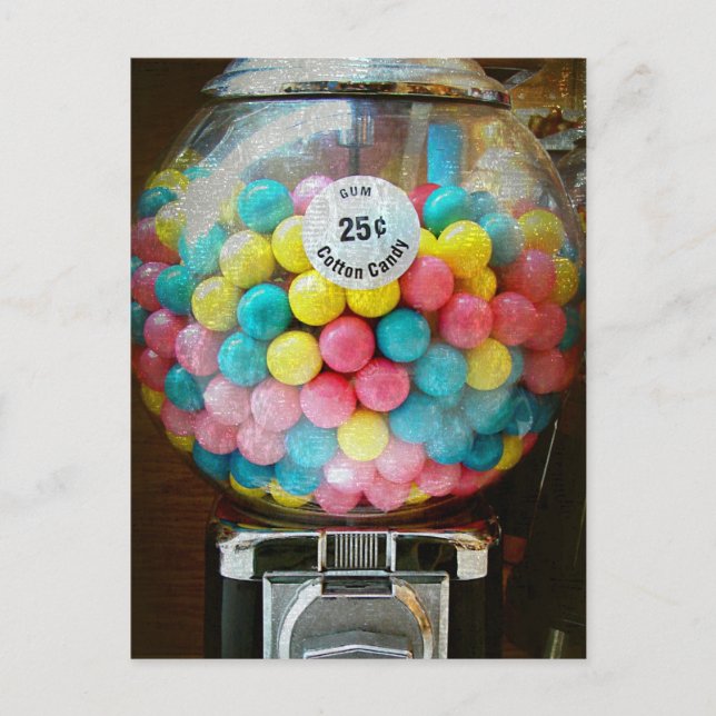 Postal Cotton Candy Gum (Anverso)