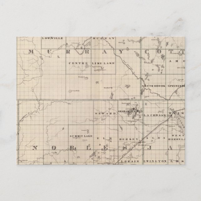 Postal Cottonwood, Murray, Condado de Pipestone, Minnesot (Anverso)