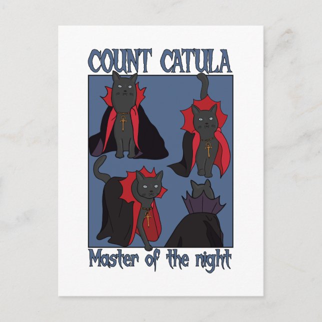 Postal Count Catula Master of the Night (Anverso)