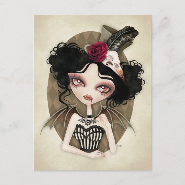 Postal Countess Nocturne Postcard (Anverso)