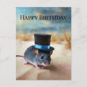 Postal Country Squire Mouse Feliz cumpleaños
