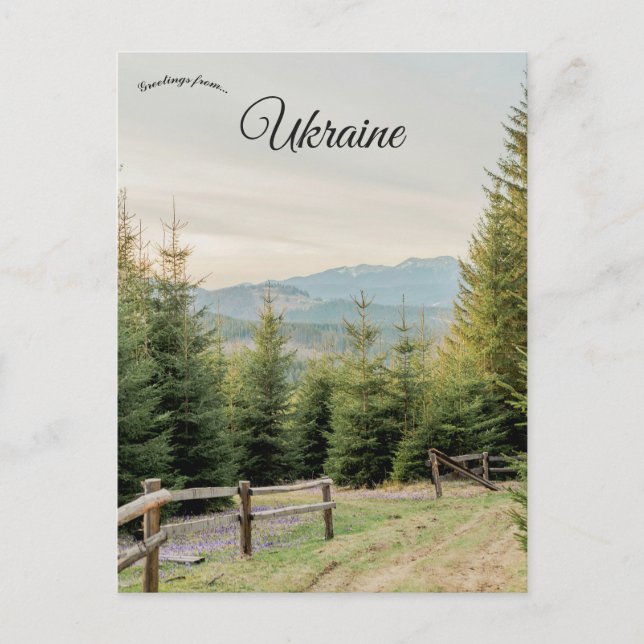 Postal Countryside in Ukraine (Anverso)