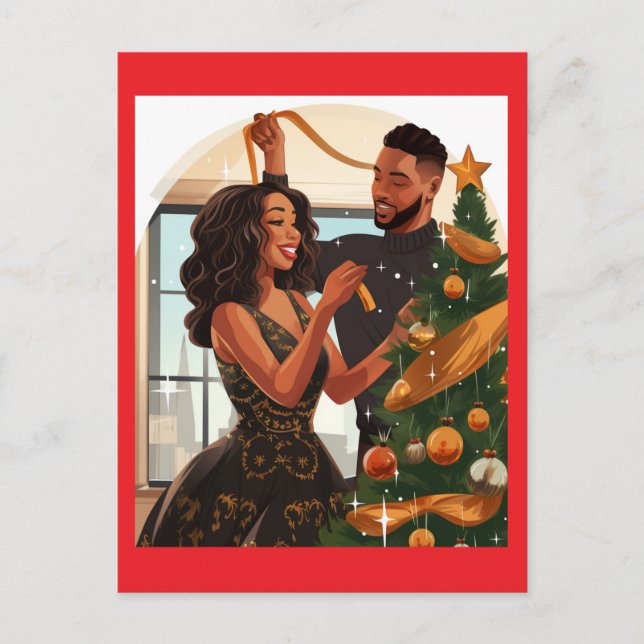 Postal COUPLES HOLIDAY #1 Postcard (Anverso)