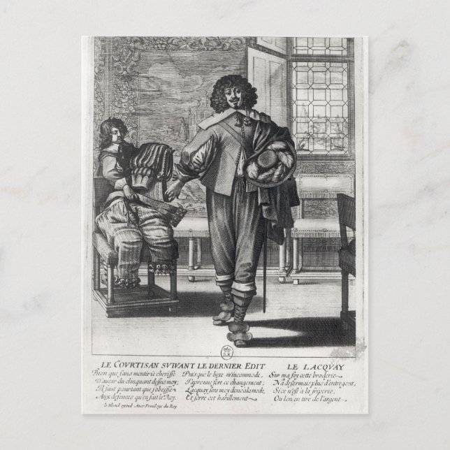 Postal Courtier tras el último edicto real (Anverso)