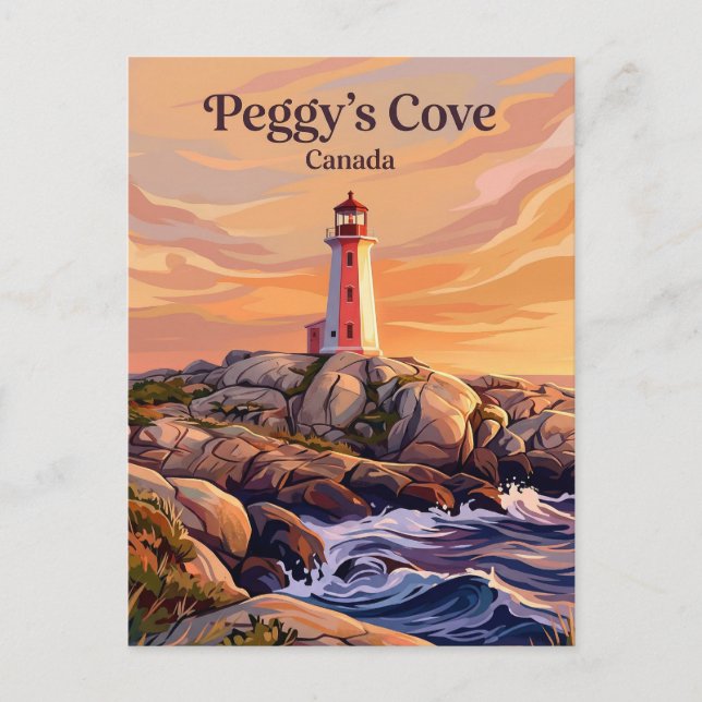 Postal Cove de Peggy Canadá (Anverso)