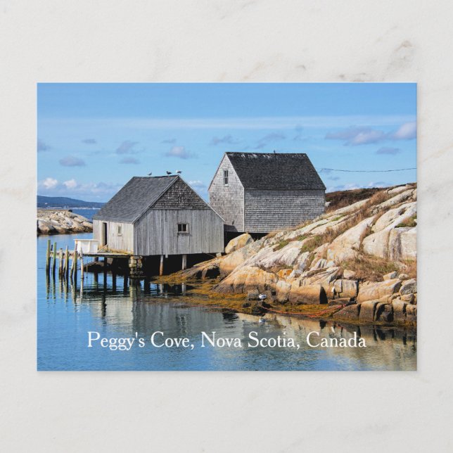 Postal Cove de Peggy, Nueva Escocia, Canadá (Anverso)