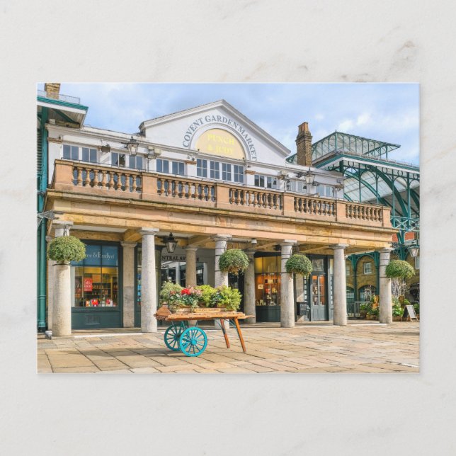 Postal Covent Garden, London Postcard (Anverso)
